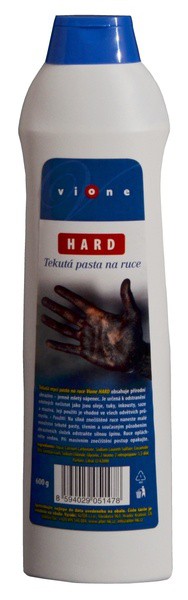 Vione Hard tekutá pasta na ruce 600g | Toaletní mycí prostředky - Mycí pasty Vione Hard tekutá pasta na ruce 600g | Toaletní mycí prostředky - Mycí pasty